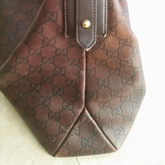 AUTHENTIC GUCCI GUCCISSIMA LEATHER HORSEBIT TOTE - Picture 5 of 11